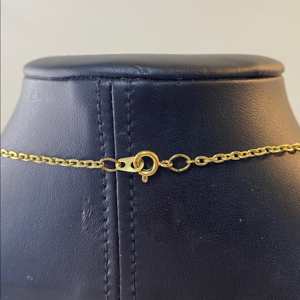 Gold tone necklace - Picture 2 of 5